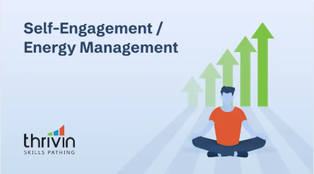 The Self-Engagement & Energy Management skill tile from the Thrivin skills platform