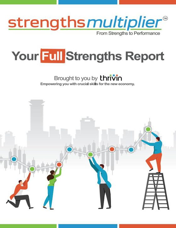 The StrengthsMultiplier Full Strengths Report cover